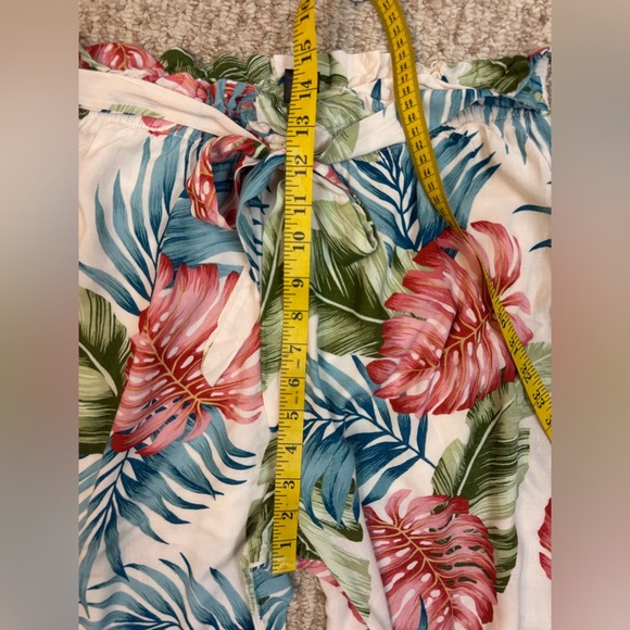 SEE YOU MONDAY Floral Tropical Wide Leg Rayon Jumpsuit Size XL. E99 - Picture 14 of 15